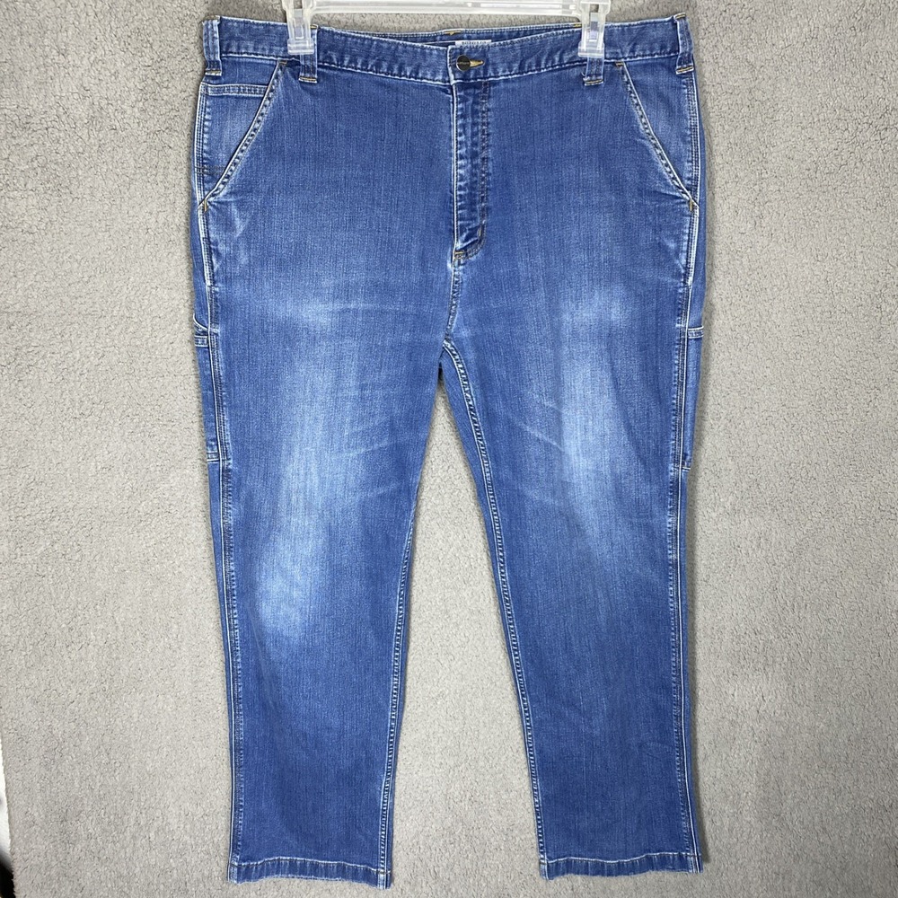 Carhartt Rugged Flex Relaxed Fit Jeans Men's 42x31 Blue Denim 5-Pocket